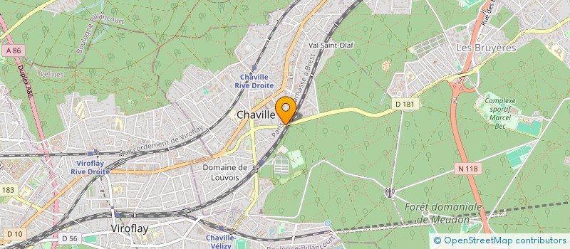 localisation de l'entreprise M.C DRIVING à CHAVILLE