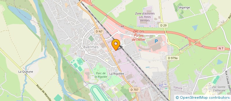 localisation de l'entreprise M.C.E  AVERMES