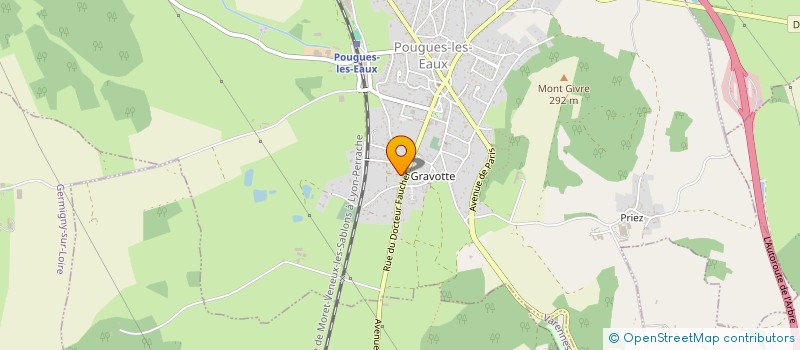 localisation de l'entreprise M&C EVENO  POUGUES-LES-EAUX