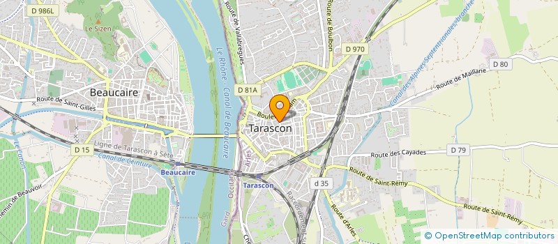 localisation de l'entreprise M C F  TARASCON