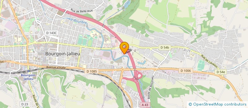 localisation de l'entreprise M.C.F. à RUY-MONTCEAU