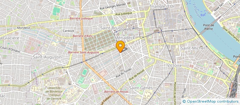 localisation de l'entreprise M C F à BORDEAUX