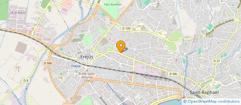 localisation de l'entreprise M.C.F à FREJUS