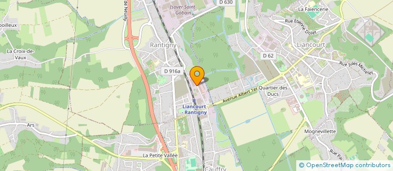 localisation de l'entreprise M.C.F. SAS à RANTIGNY
