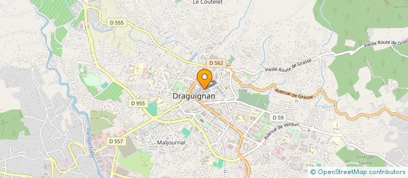localisation de l'entreprise M C F VOYAGES à DRAGUIGNAN