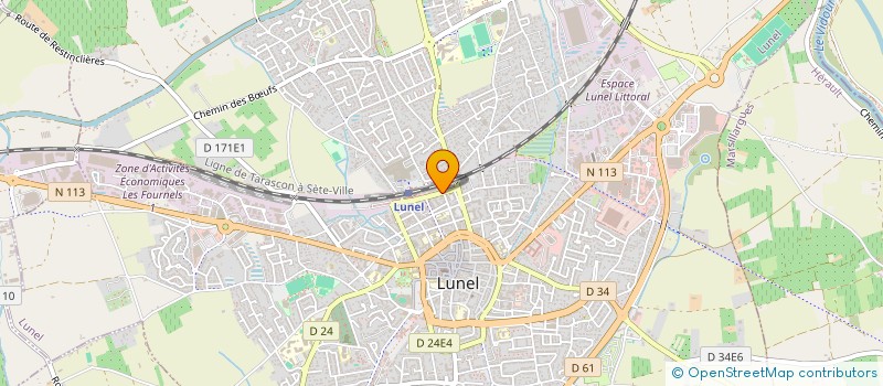 localisation de l'entreprise M.C FACADES  LUNEL