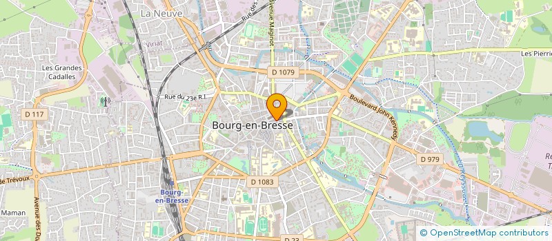 localisation de l'entreprise M.C. FEMME à BOURG-EN-BRESSE