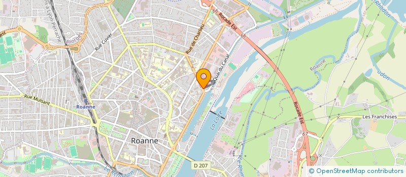 localisation de l'entreprise M C FINANCES  ROANNE