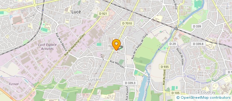 localisation de l'entreprise M.C.G.2A  LUISANT