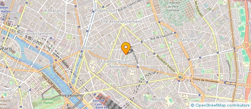 localisation de l'entreprise M C G  PARIS