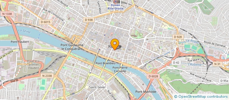 localisation de l'entreprise M.C.G.D.  ROUEN