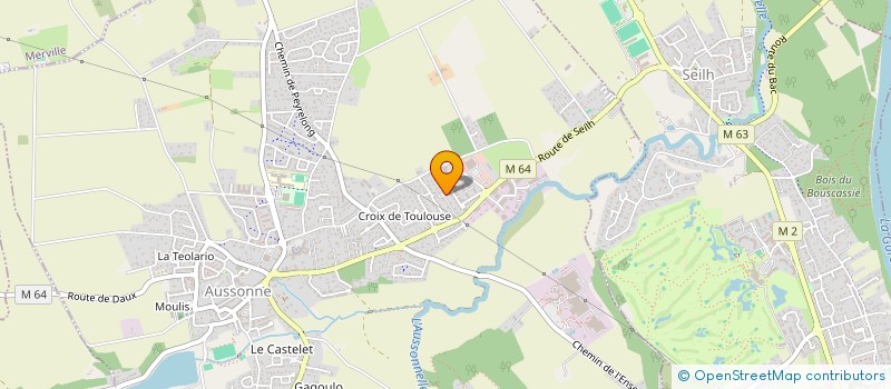 localisation de l'entreprise M C G V  AUSSONNE