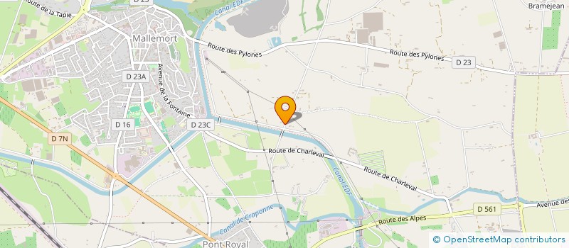 localisation de l'entreprise M.C.GOLF  MALLEMORT