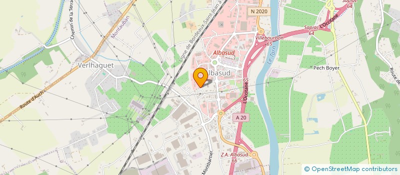 localisation de l'entreprise M.C. GROUP  MONTAUBAN