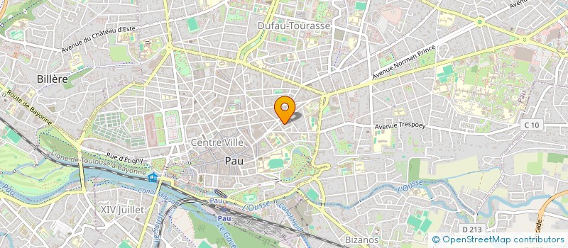 localisation de l'entreprise M.C.H à BIARRITZ