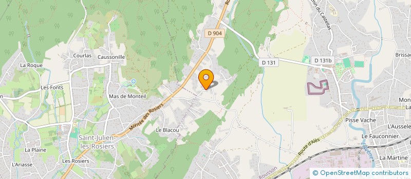 localisation de l'entreprise M.C.H  ROUSSON