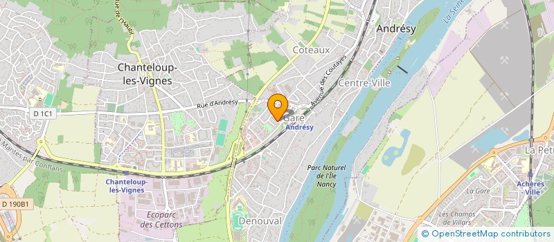 localisation de l'entreprise M.C.H.L.  ANDRESY