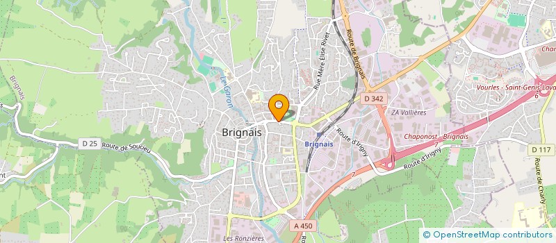 localisation de l'entreprise M C H MENUISERIE CHOSSANDE HIDELOT à BRIGNAIS