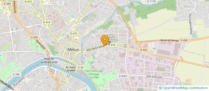 localisation de l'entreprise M.C HABITAT à MELUN