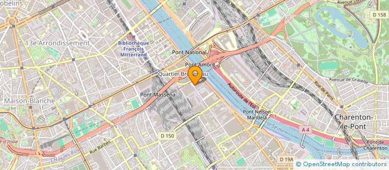 localisation de l'entreprise M.C. HO  IVRY-SUR-SEINE