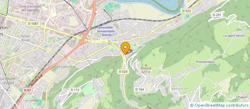 localisation de l'entreprise M&C HOLDING  GIERES