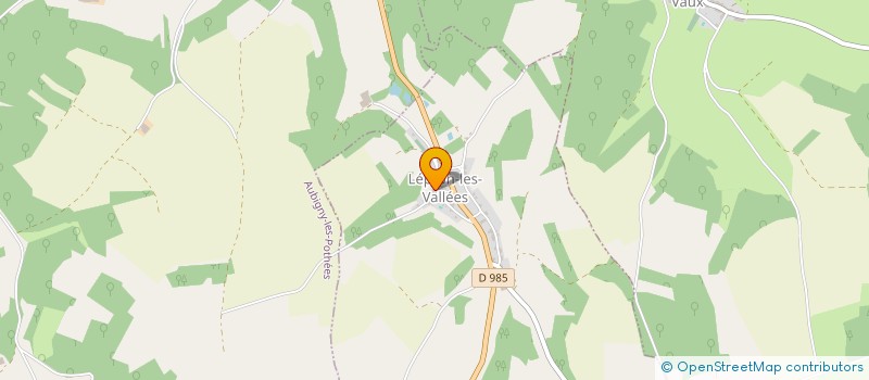 localisation de l'entreprise M.C.HUT à LEPRON-LES-VALLEES