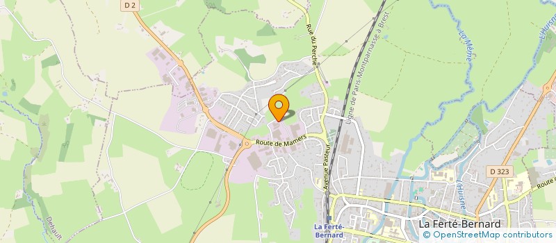 localisation de l'entreprise M.C.I à LA FERTE BERNARD