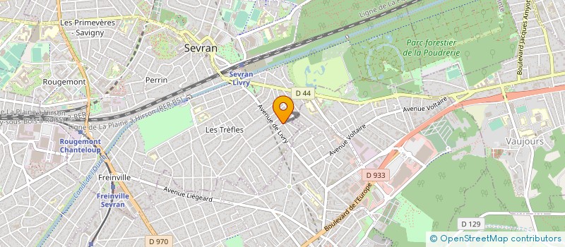 localisation de l'entreprise M C I BATIMENT à SEVRAN