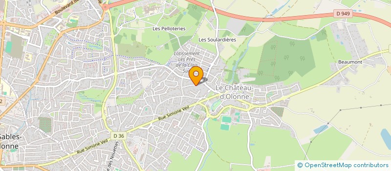 localisation de l'entreprise M.C.I DES OLONNES à TALMONT-SAINT-HILAIRE
