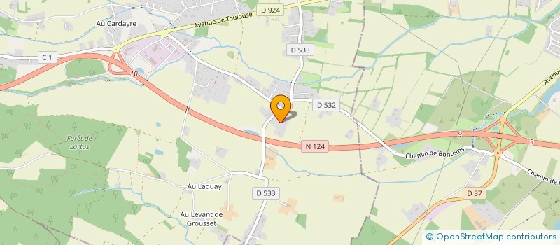 localisation de l'entreprise M.C.I. DEVELOPPEMENT  L'ISLE-JOURDAIN