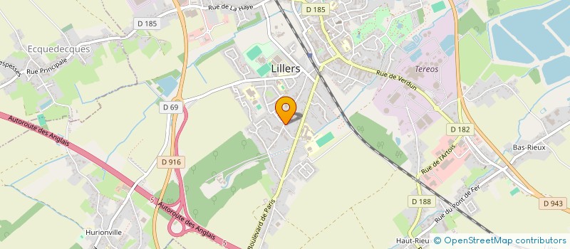 localisation de l'entreprise M.C.I.L à LILLERS