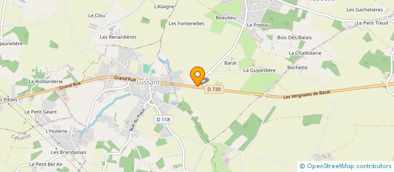 localisation de l'entreprise M.C.I  SARL  MORAGNE