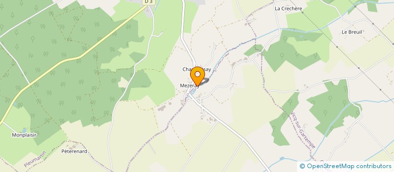 localisation de l'entreprise M.C.IMMO.  CHENEVELLES