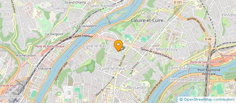 localisation de l'entreprise M-C INVEST à CALUIRE ET CUIRE