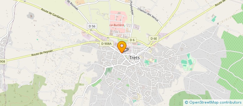 localisation de l'entreprise M.C JARDIN à TRETS