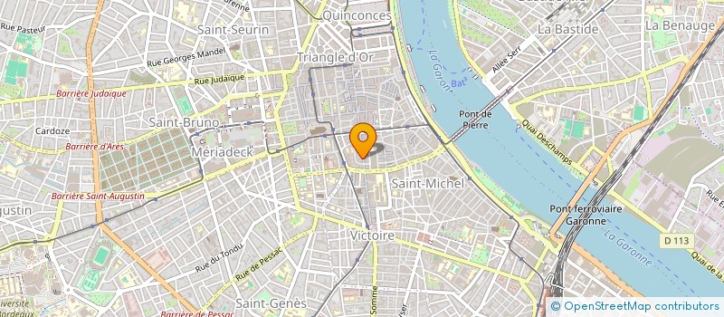 localisation de l'entreprise M C K  BORDEAUX