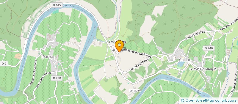 localisation de l'entreprise M.C.K  CAILLAC