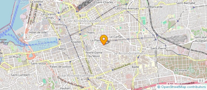 localisation de l'entreprise M.C.L. à MARSEILLE