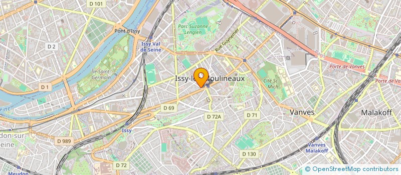 localisation de l'entreprise M.C.L. à ISSY-LES-MOULINEAUX