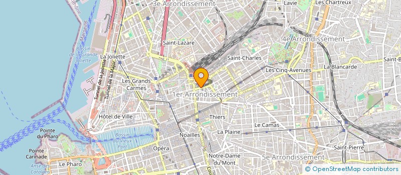 localisation de l'entreprise M.C.L DIFFUSION à MARSEILLE