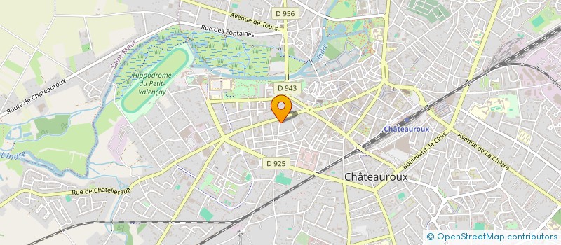 localisation de l'entreprise M.C L'ETOILE à CHATEAUROUX