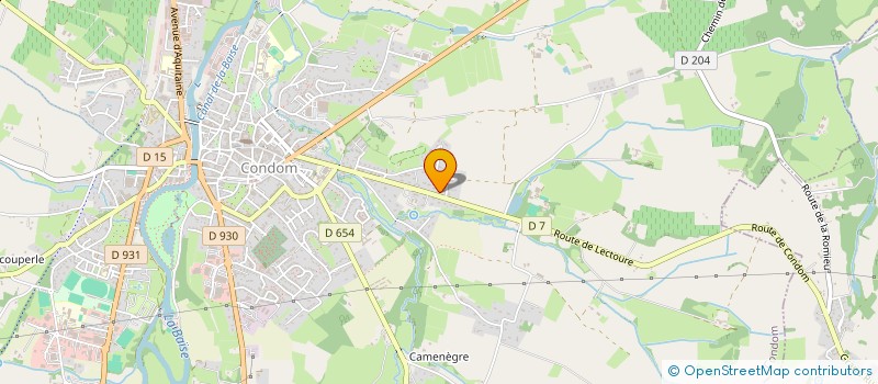 localisation de l'entreprise M.C.L IMMOBILIER  CONDOM