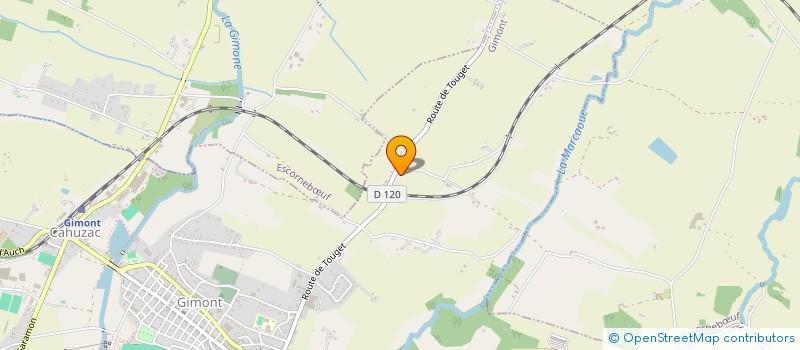 localisation de l'entreprise M.C LOC  GIMONT
