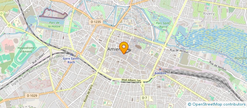 localisation de l'entreprise M.C.M.  AMIENS