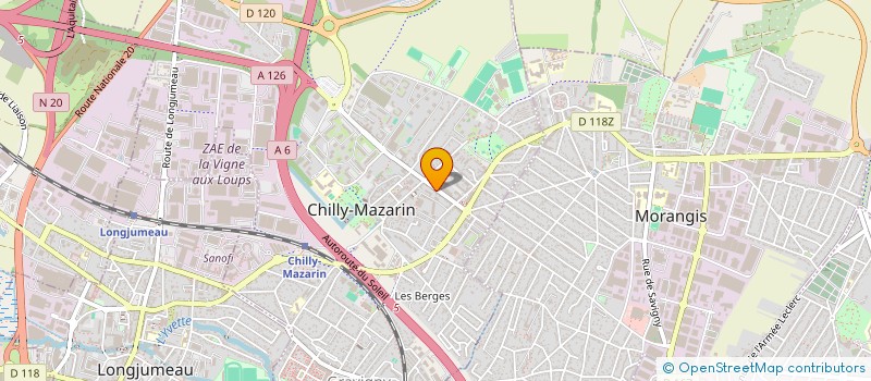 localisation de l'entreprise M.C.M. à CHILLY-MAZARIN