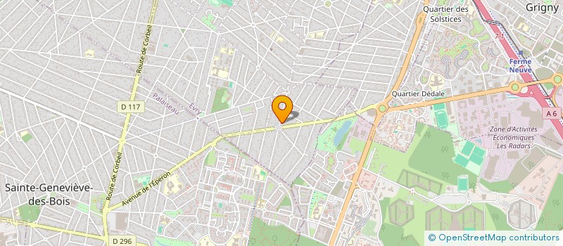 localisation de l'entreprise M.C.M.  MORSANG-SUR-ORGE