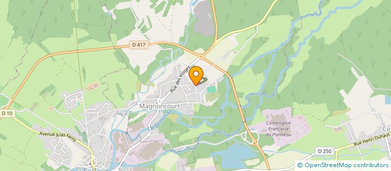 localisation de l'entreprise M-C-M  MAGNONCOURT