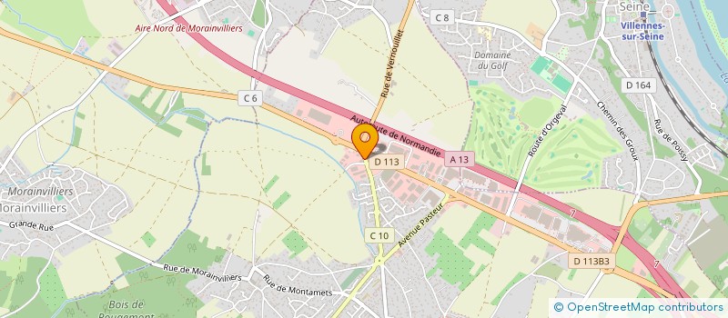 localisation de l'entreprise M.C.M.I. à ORGEVAL