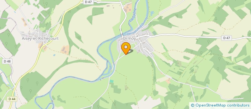 localisation de l'entreprise M.C.M.I JULIEN RIMET  ORMOY