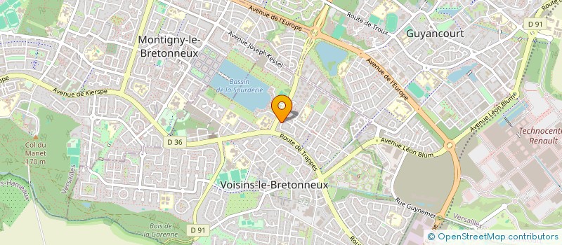 localisation de l'entreprise M.C.M.L. IMPEX  VOISINS-LE-BRETONNEUX